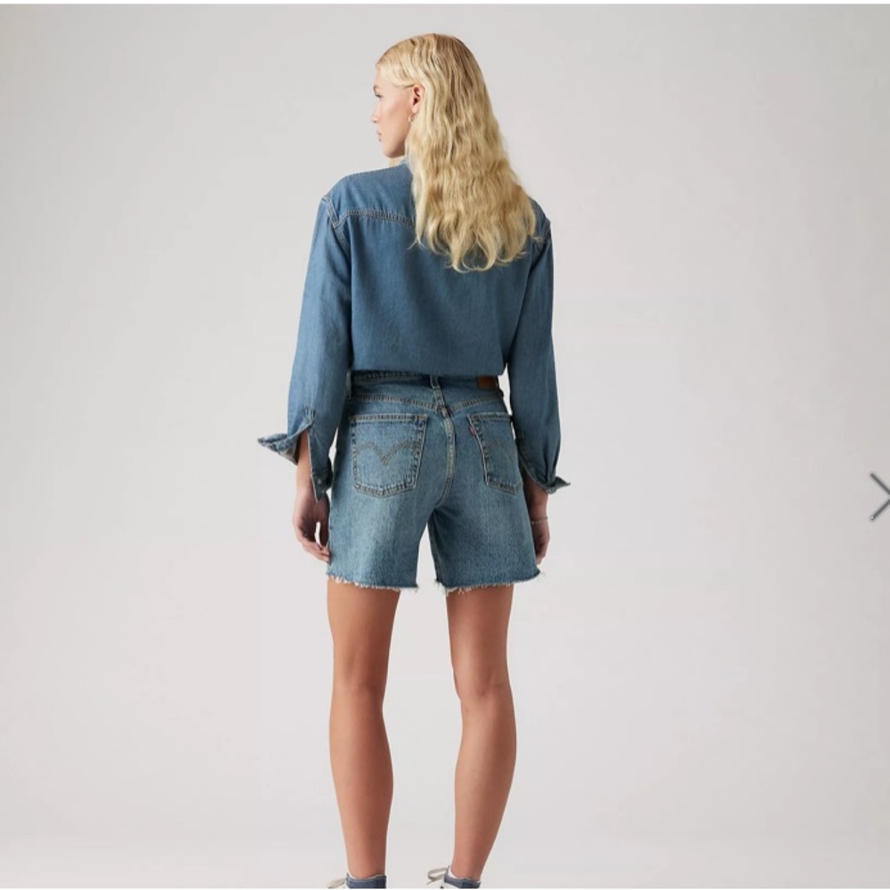 Levi’s mid thigh 501 shorts
